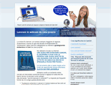 Tablet Screenshot of lavorareinwebcam.com